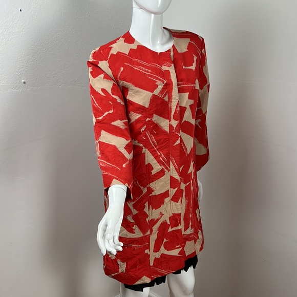 Doo.Ri Red-orange Light Weight Coat - Picture 3 of 14